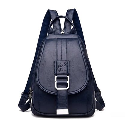 Leather Women's Chic Backpack