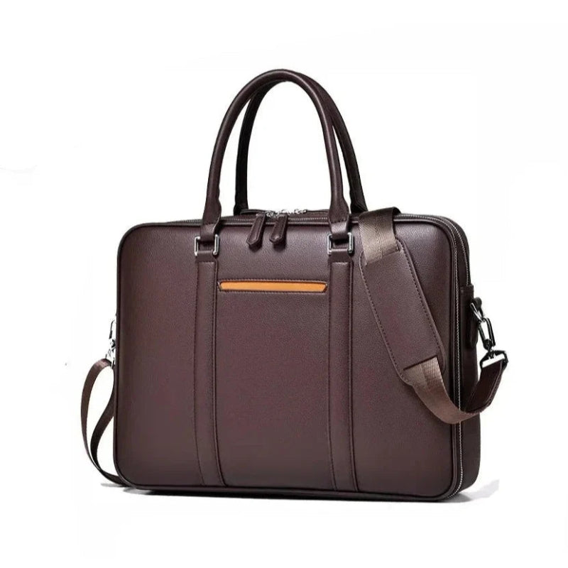 Leather Laptop Briefcase