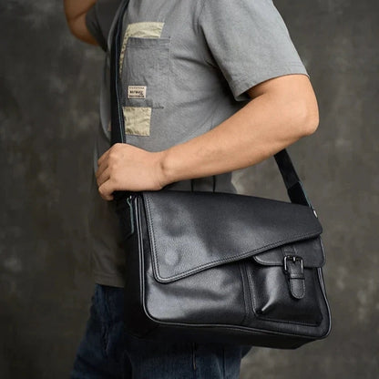 Crossbody Leather Messenger Bag