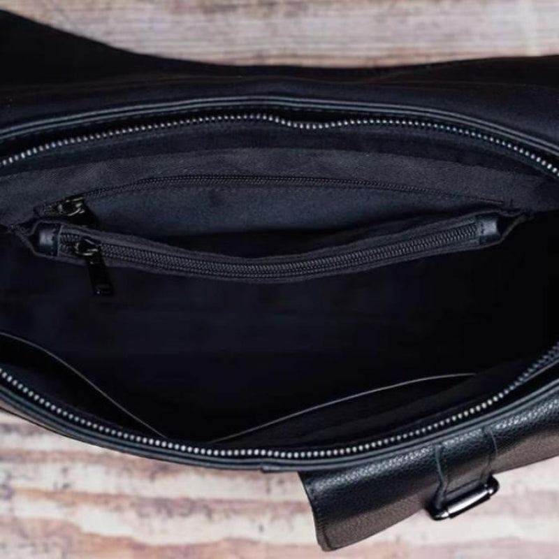 Crossbody Leather Messenger Bag