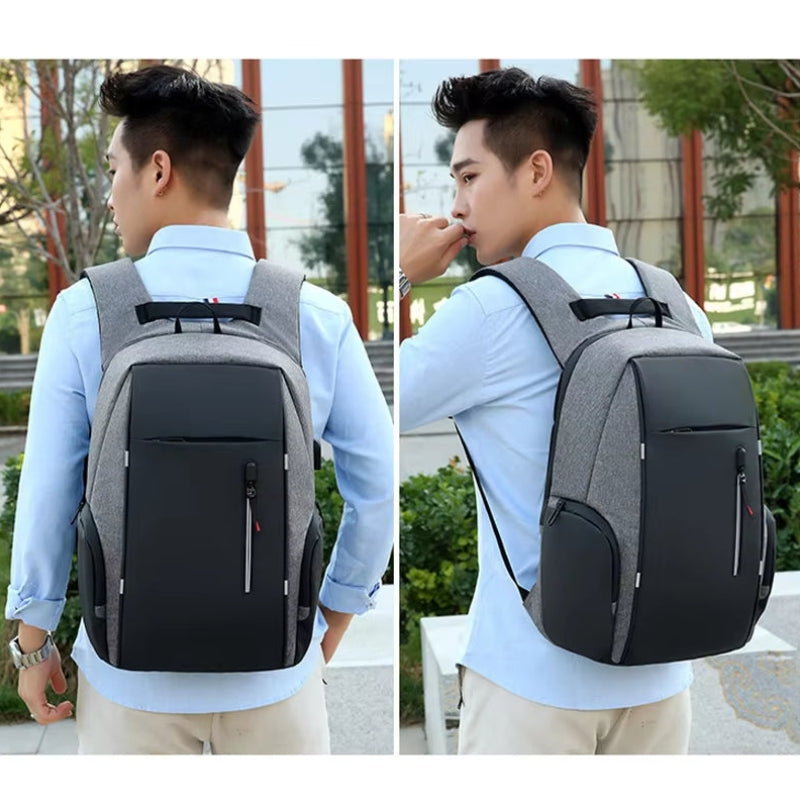 Laptop Waterproof Travel Backpack - USB Charging Port