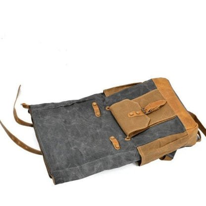 Military Roll-Top Travel Backpack