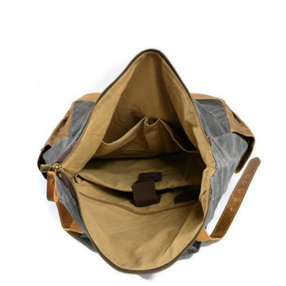 Military Roll-Top Travel Backpack