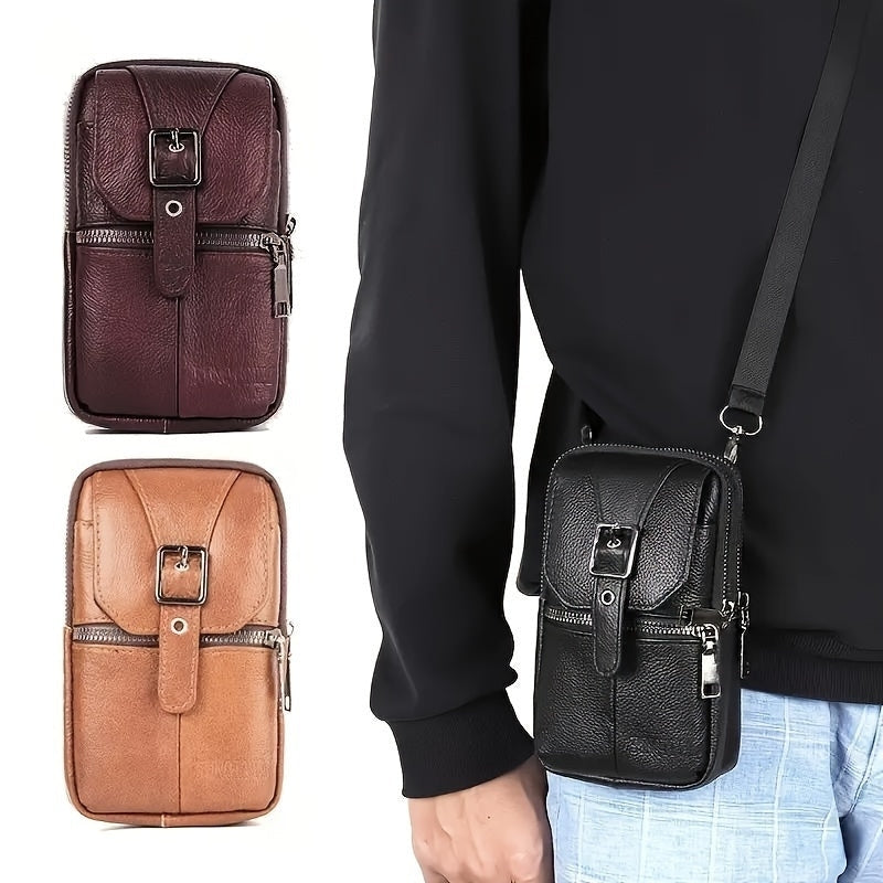 Crossbody Anti-Theft Leather Bag