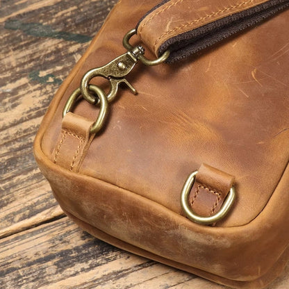 Crossbody Vintage Leather Sling Bag