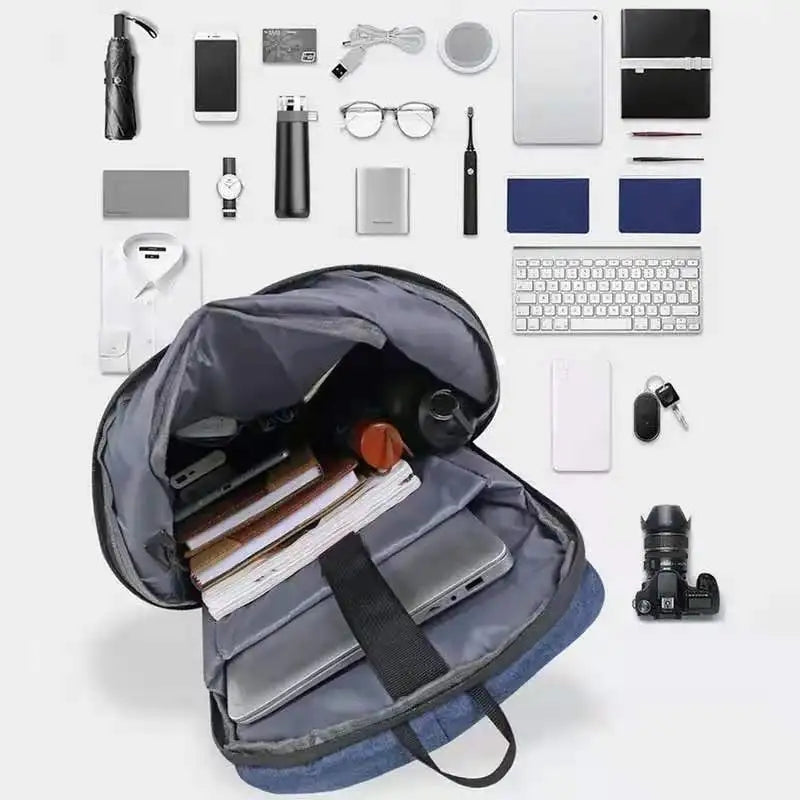 Laptop Waterproof Travel Backpack - USB Charging Port