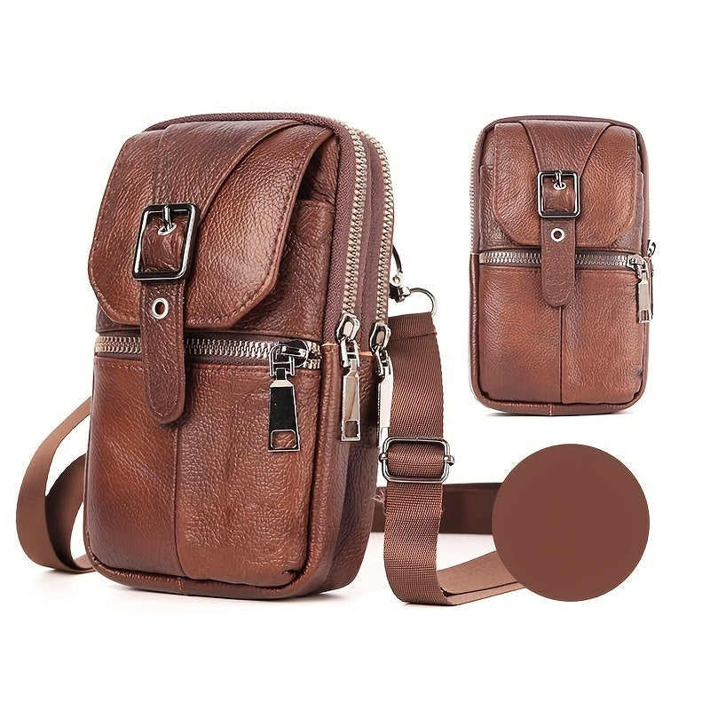 Crossbody Anti-Theft Leather Bag