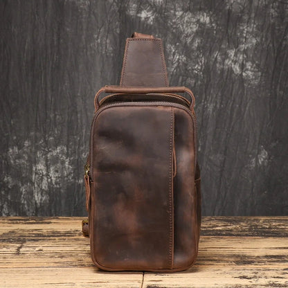 Crossbody Vintage Leather Sling Bag