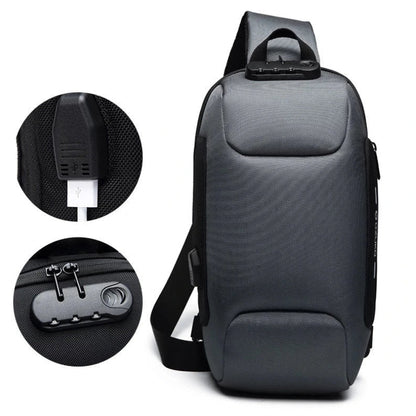 Crossbody Anti-Theft Bag – USB Charging