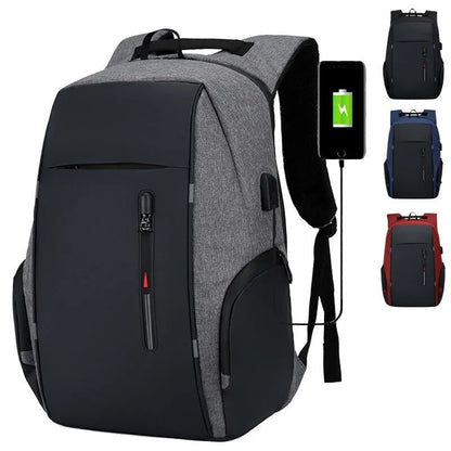 Laptop Waterproof Travel Backpack - USB Charging Port